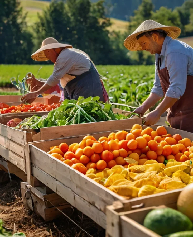 Organic farms avoid toxic inputs, improve soil health, grow clean, sustainable food that supports nature.